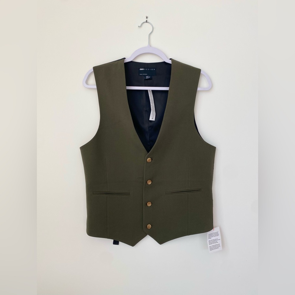 ASOS GREEN MENS VEST